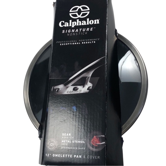 Calphalon Signature Nonstick 12” Omelette Pan & Lid - Picture 1 of 5